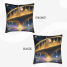 Housse de Coussin en Peluche Galaxie - Okomall