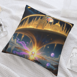 Funda de Almohada de Peluche Galaxia - Okomall