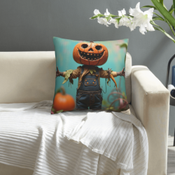 Housse de coussin en peluche à double face style champêtre - Okomall