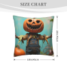 Housse de coussin en peluche à double face style champêtre - Okomall