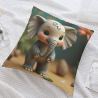 Funda de cojín de peluche de animales de dibujos animados lindos - Okomall