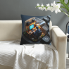 Cuscino in peluche con scena di studio immersiva - Okomall