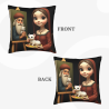Funda de cojín de felpa estilo Renacentista - Okomall