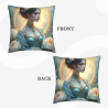 Housse de coussin de fille aux fleurs de rêve - Okomall