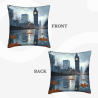 Funda de cojín de felpa London Fog - 18x18 pulgadas | OKOMALL