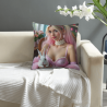 Мягкая плюшевая наволочка с изображением "Dreamy Girl" - Okomall