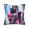 Federa di cuscino in peluche stile cyberpunk per ragazza - Okomall