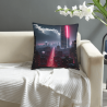 Federa di Cuscino in Peluche con Paesaggio Notturno Urbano - Okomall