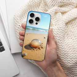 iPhone 15/Pro/Max 해변 풍경 휴대폰 케이스 - okomall