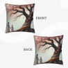 Housse de coussin en peluche Promenade Romantique - Okomall