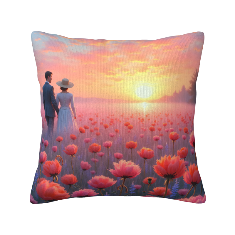 Housse de Coussin Peluche Motif Ciel Étoilé - Okomall
