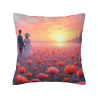 Housse de Coussin Peluche Motif Ciel Étoilé - Okomall