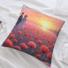 Funda de Almohada de Peluche con Diseño de Cielo Estrellado - Okomall