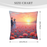 Housse de Coussin Peluche Motif Ciel Étoilé - Okomall