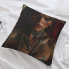 Housse de coussin en peluche Regard Envoûtant - Okomall