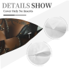 Housse de coussin en peluche Regard Envoûtant - Okomall