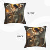 Funda de Almohada de Peluche 'Diosa del Bosque de Ensueño' - Okomall