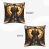 Housse de coussin en peluche à motif de katana - Okomall