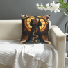 Housse de coussin en peluche à motif de katana - Okomall