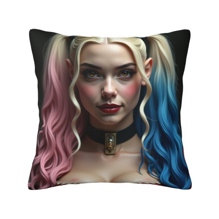 Housse de coussin en peluche à double personnalité - Okomall