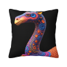 Custodia per cuscino in peluche con motivo geometrico astratto - Okomall