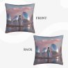 Funda de Almohada de Peluche con Diseño de Cielo Estrellado - Okomall