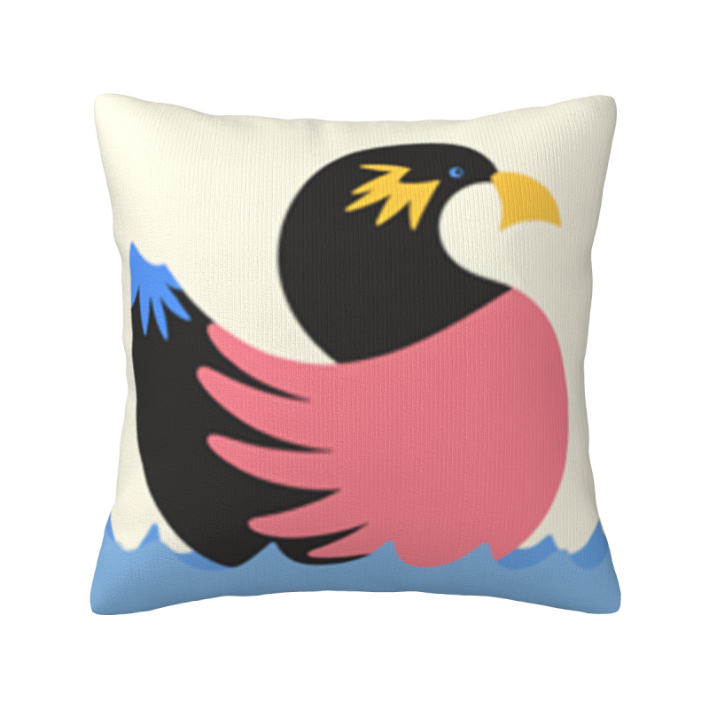 Housse de coussin en peluche à motif géométrique abstrait - Okomall