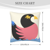 Housse de coussin en peluche à motif géométrique abstrait - Okomall