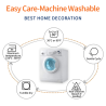 Housse de Coussin Peluche Fille Robot Futuriste - Okomall