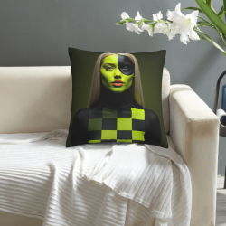 Cuscino in peluche con design a doppia personalità - Okomall