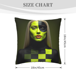 Housse de coussin en peluche à double personnalité - Okomall