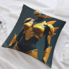 Housse de coussin en peluche Future Warrior - Okomall