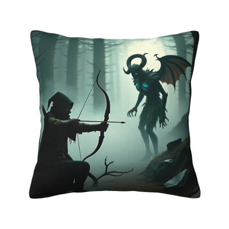 Funda de Almohada de Peluche Shadow Hunter - Okomall