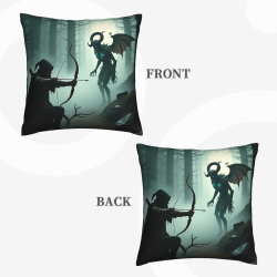 Copri Cuscino in Peluche Shadow Hunter - Okomall