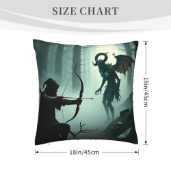 Copri Cuscino in Peluche Shadow Hunter - Okomall