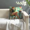 Housse de coussin en peluche style Lolita - Paresseux après-midi | Okomall