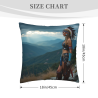 Housse de coussin en peluche style indien - Okomall