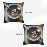 Cuscino in peluche con motivo astratto a texture liquida - Okomall