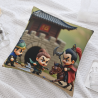 Funda de cojín Samurai - 18x18 pulgadas | Okomall