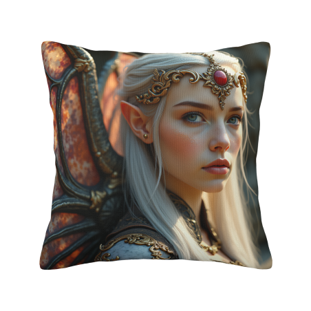 Housse de Coussin en Peluche Fée Magique - Okomall