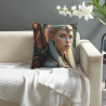 Housse de Coussin en Peluche Fée Magique - Okomall