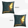Housse de Coussin en Peluche Motif Fée Enchantée - Okomall