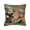 Anime Warrior Plush Pillow Cover - Okomall