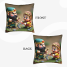 Anime Warrior Plush Pillow Cover - Okomall