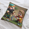 Anime Warrior Plush Pillow Cover - Okomall