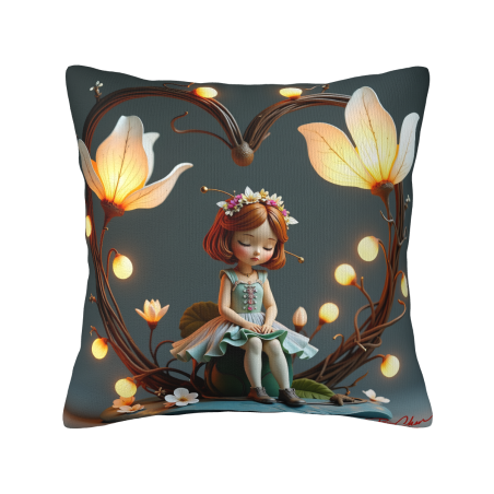 Forest Sprite Plush Pillow Cover - Okomall