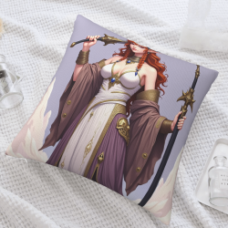 精美奇幻精灵少女抱枕套 - Okomall