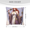 Housse de coussin de fille elfe fantastique - Okomall