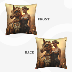 Mystical Forest Sprite Pillow Cover - Okomall