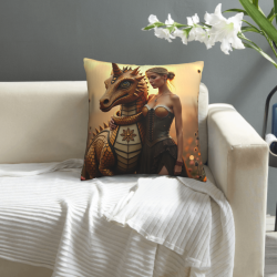 Housse de coussin Lutin de la Forêt Enchantée - Okomall